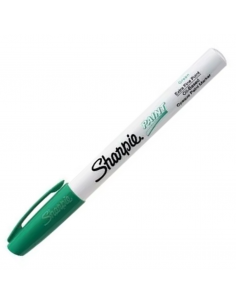 Rotulador verde, SHARPIE