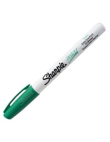 Rotulador verde, SHARPIE