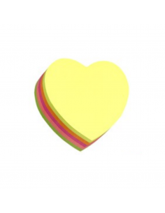 Post-it en forma de corazón