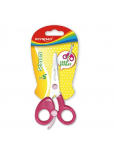 Tijera escolar 5" punta redonda for Kids - menor esfuerzo blister