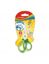 Tijera escolar, 5 pulg, punta redonda, Soft Grip,