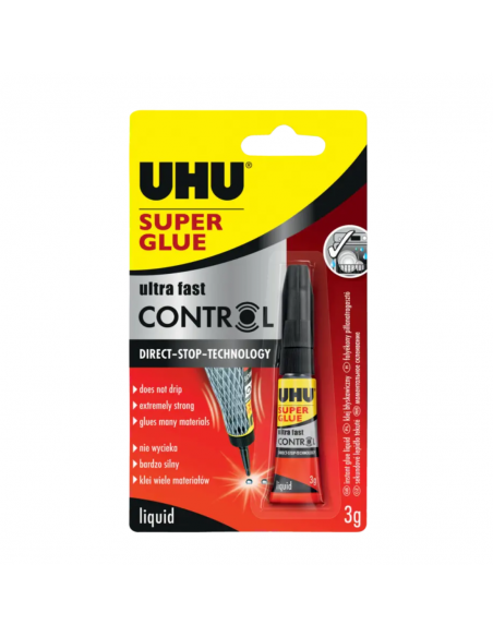 Pegamento UHU Super Glue Control 3gr