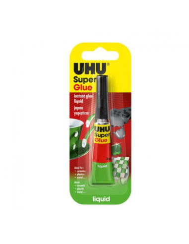 Pegamento UHU Super Glue Liquida 3gr