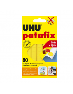 Pegamento Adhesivo UHU Patanix Amarillo de 80uni