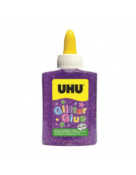 Pegamento Glitter Glue UHU Morado 88.5ml