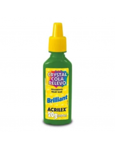 Pegamento brillante verde bandera 20g ACRILEX