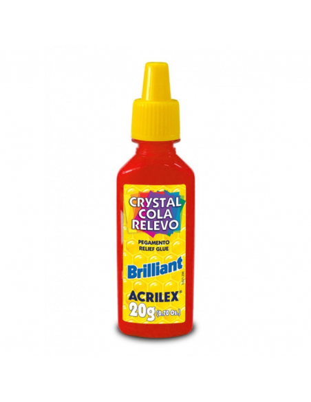 Pegamento brillante rojo fuego 20g ACRILEX