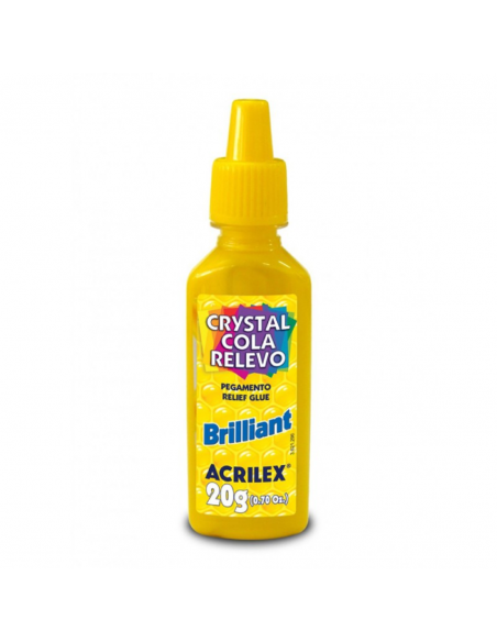 Pegamento brillante amarillo oro 20g ACRILEX