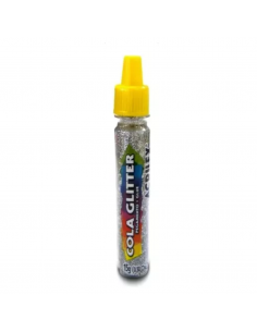 Pegamento Glitter plata, ACRILEX