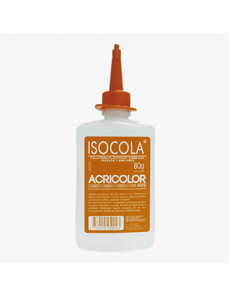 Isocola Pegamento liquido 80 gr, ACRICOLOR