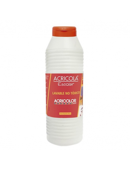 Pegamento Escolar Acricola 500grs, ACRICOLOR