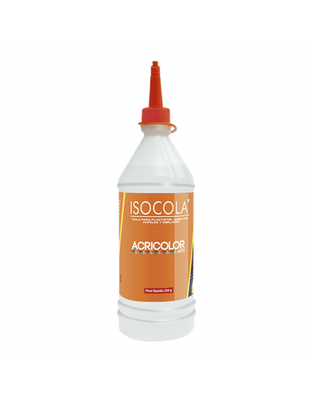 Isocola Pegamento Liquido 250 grs, ACRICOLOR