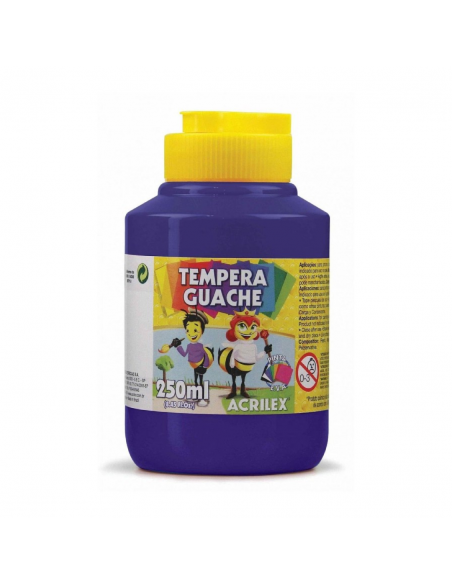 Tempera Guache Violeta 250 ml, ACRILEX