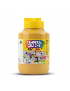 Tempera Guache Amarillo piel 250 ml, ACRILEX