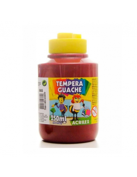 Tempera Guache Vino 250 ml, ACRILEX