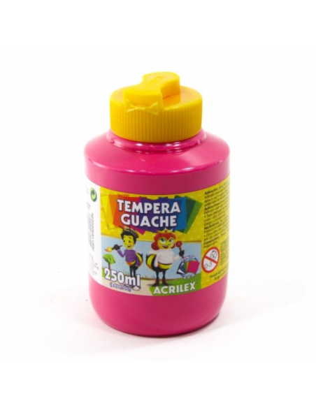 Tempera Guache Rosa 250 ml, ACRILEX