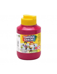 Tempera Guache Magenta 250 ml, ACRILEX