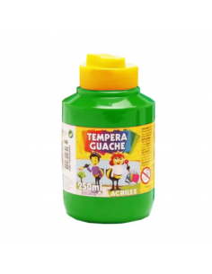 Tempera Guache Verde hoja 250 ml, ACRILEX