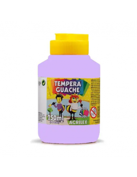 Tempera Guache Lila 250 ml, ACRILEX