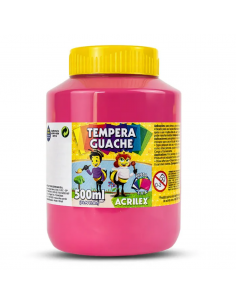 Tempera Guache Rosa 500ml, ACRILEX