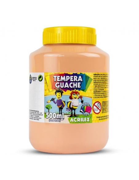 Tempera Guache Piel 500ml, ACRILEX