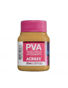 Pintura para Artesanía PVA Amarillo Ocre 37ml, ACRILEX