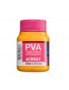 Pintura para Artesanía PVA Amarillo Yema 37ml, ACRILEX