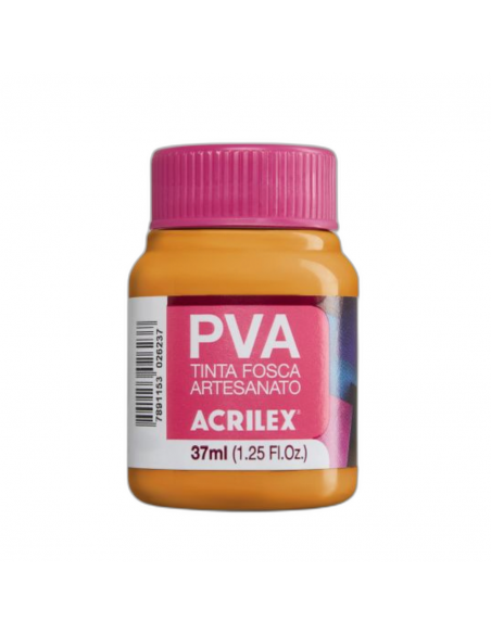 Pintura para Artesanía PVA Amarillo Cadmio 37ml, ACRILEX
