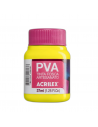 Pintura para Artesanía PVA Amarillo Limón 37ml, ACRILEX