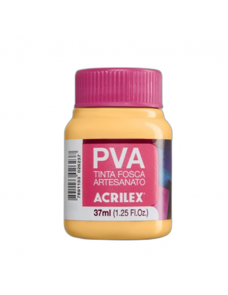 Pintura para Artesanía PVA Melón 37ml, ACRILEX