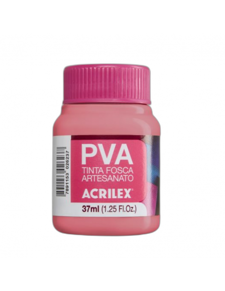Pintura para Artesanía PVA Rosa Té 37ml, ACRILEX