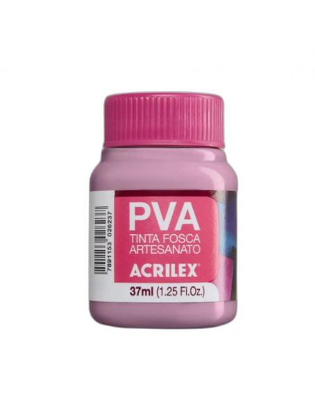 Pintura para Artesanía PVA Rosa Ciclamen 37ml, ACRILEX