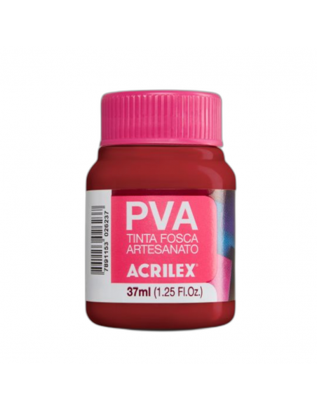 Pintura para Artesanía PVA Cereza 37ml, ACRILEX