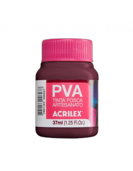Pintura para Artesanía PVA Arándano 37ml, ACRILEX