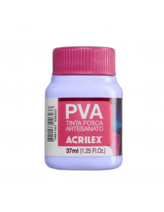 Pintura para Artesanía PVA Lila Bebé 37ml, ACRILEX