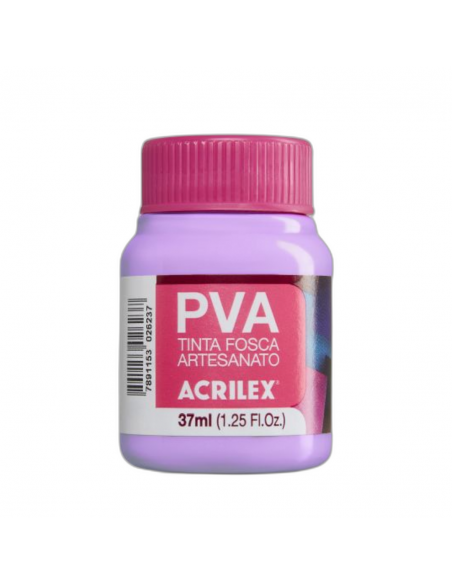 Pintura para Artesanía PVA Lila 37ml, ACRILEX