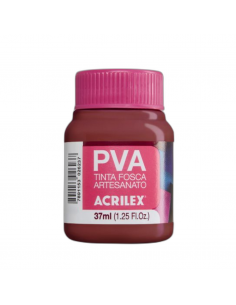 Pintura para Artesanía PVA Rojo Escarlata 37ml, ACRILEX