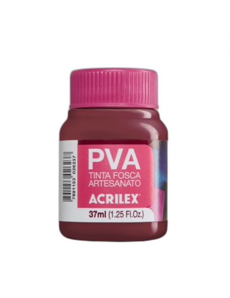 Pintura para Artesanía PVA Vino  37ml, ACRILEX