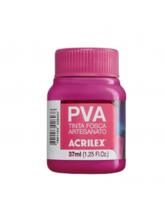 Pintura para Artesanía PVA Rosa Oscuro 37ml, ACRILEX