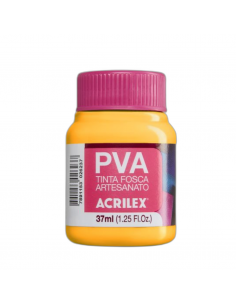 Pintura para Artesanía PVA Amarillo Oro 37ml, ACRILEX