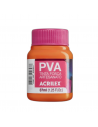Pintura para Artesanía PVA Naranja  37ml, ACRILEX