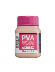 Pintura para Artesanía PVA Salmón 37ml, ACRILEX