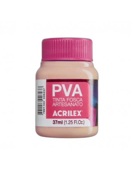 Pintura para Artesanía PVA Salmón 37ml, ACRILEX