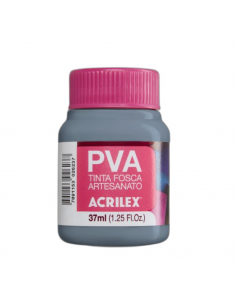 Pintura para Artesanía PVA Gris Lunar 37ml, ACRILEX