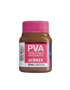 Pintura para Artesanía PVA Marrón 37ml, ACRILEX