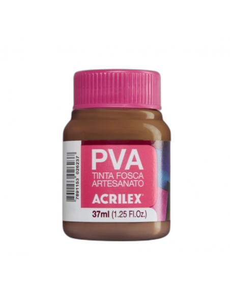 Pintura para Artesanía PVA Marrón 37ml, ACRILEX