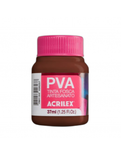 Pintura para Artesanía PVA Chocolate 37ml, ACRILEX