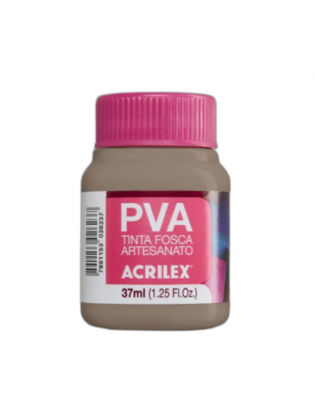 Pintura para Artesanía PVA Capuchino  37ml, ACRILEX