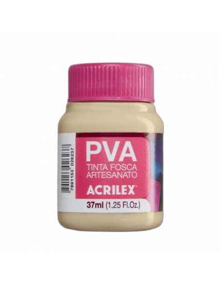 Pintura para Artesanía PVA Gamuza Quemado 37ml, ACRILEX