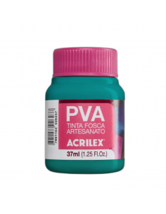 Pintura para Artesanía PVA Verde Vivo 37ml, ACRILEX